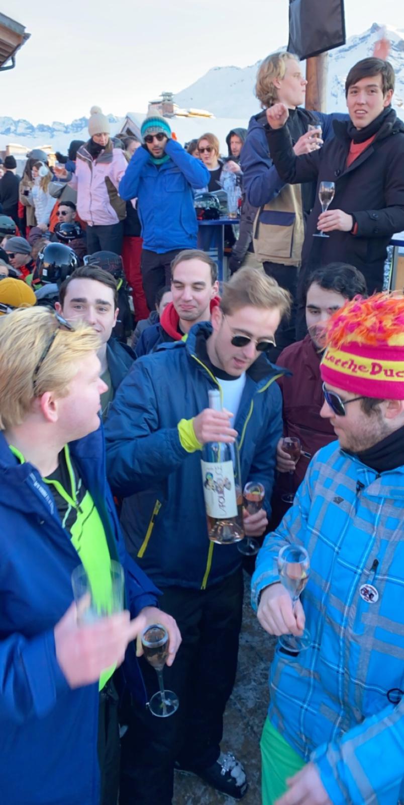 metrics fund on a ski piste